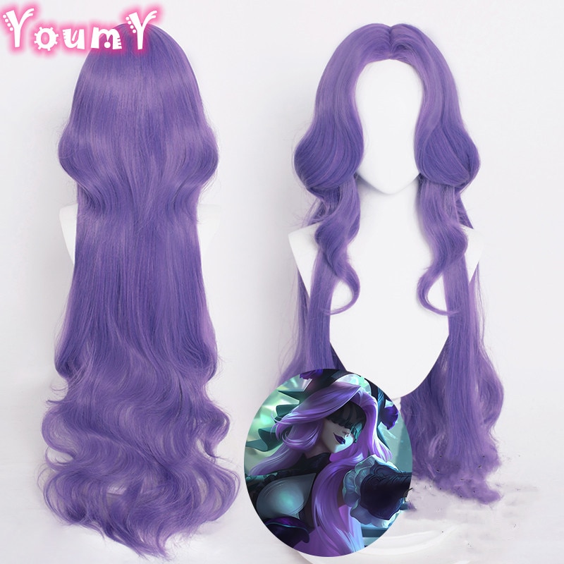 Syndra Rose Wig LoL ڽ  100cm   ̺   ڽ ִϸ̼ ڽ  ռ  ҷ